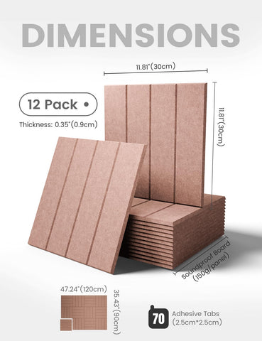 Fluxynara terracotta felt tiles arranged together brighten classrooms and workspaces