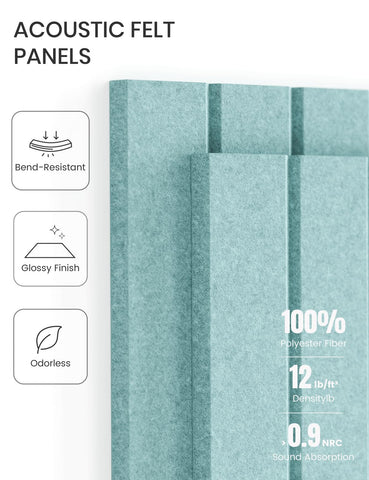 Fluxynara felt tiles 9 mm thick resist bending and wear over time.