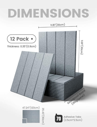 Fluxynara tiles arranged in blue-gray layout for a stylish, organized workspace.