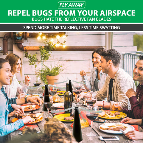 Fly Away portable and lightweight for BBQs, picnics, and events.