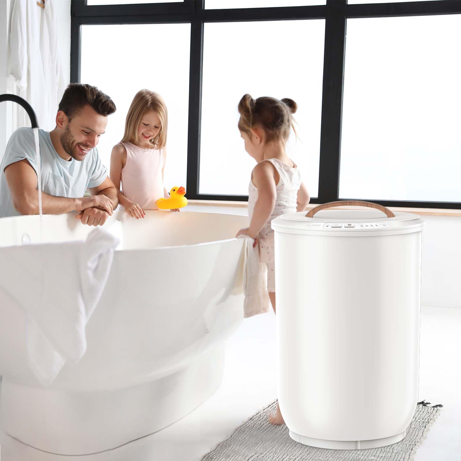 FLYHIT Eco-friendly plastic exterior and safety-focused design.