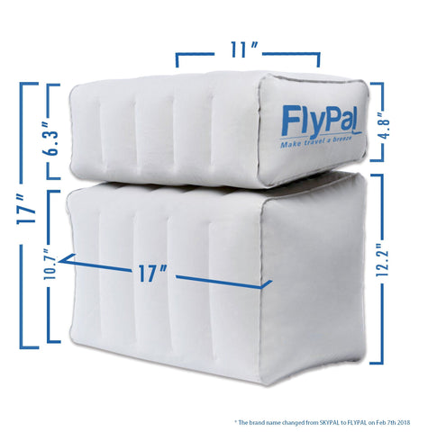 Flypal foot rest pillow features soft-touch surface for cozy feet.