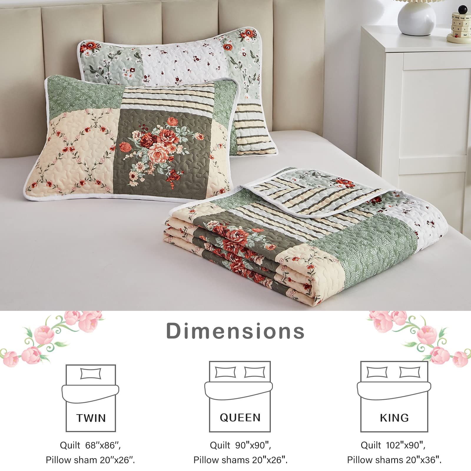 All-season fabric and easy care guidance for Flysheep quilt set
