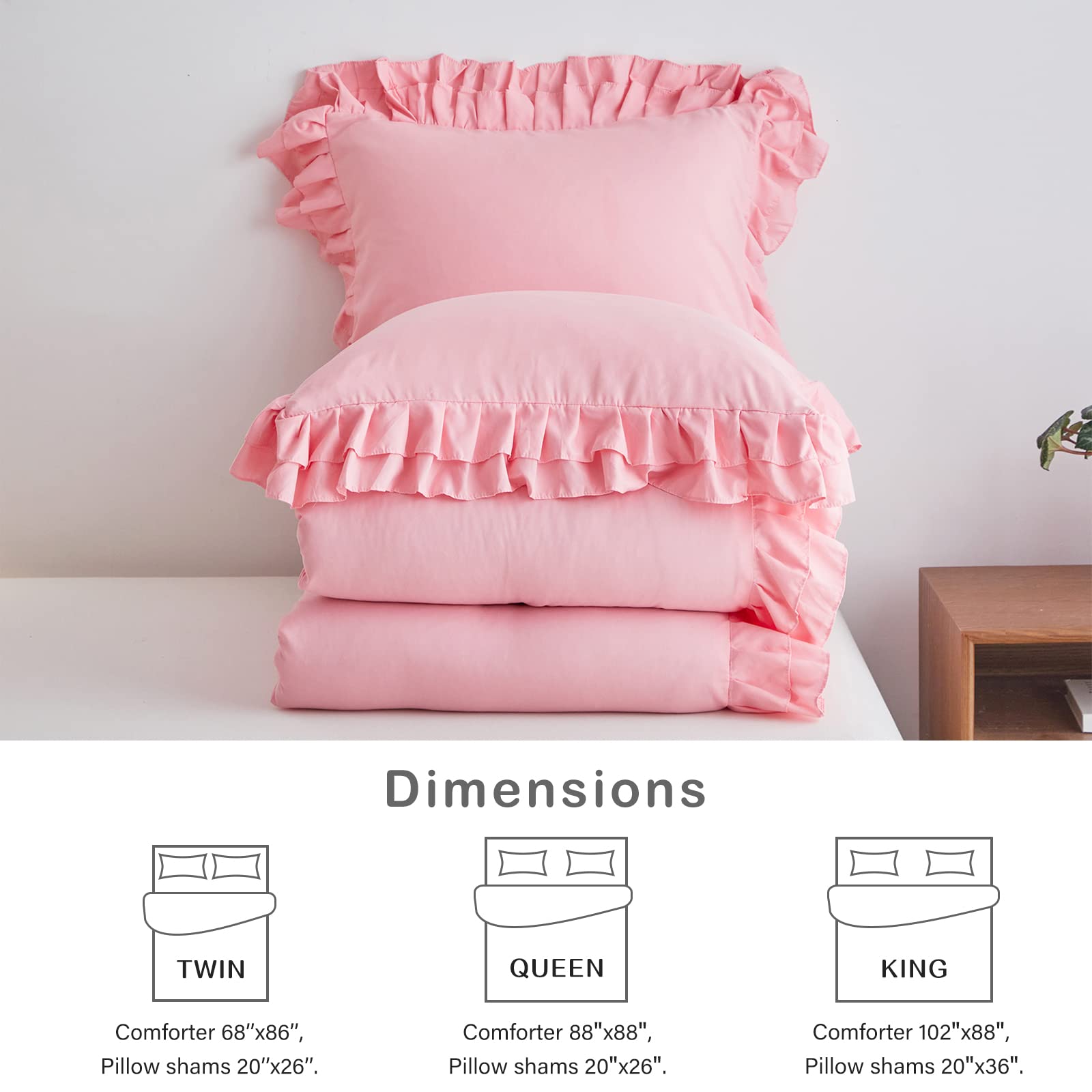Flysheep twin bedding set arranged in a cozy girls’ room