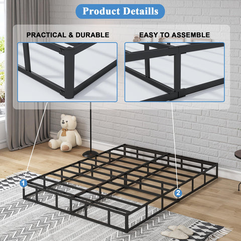 Non-slip bottom of the FMDMR box spring preventing movement during sleep