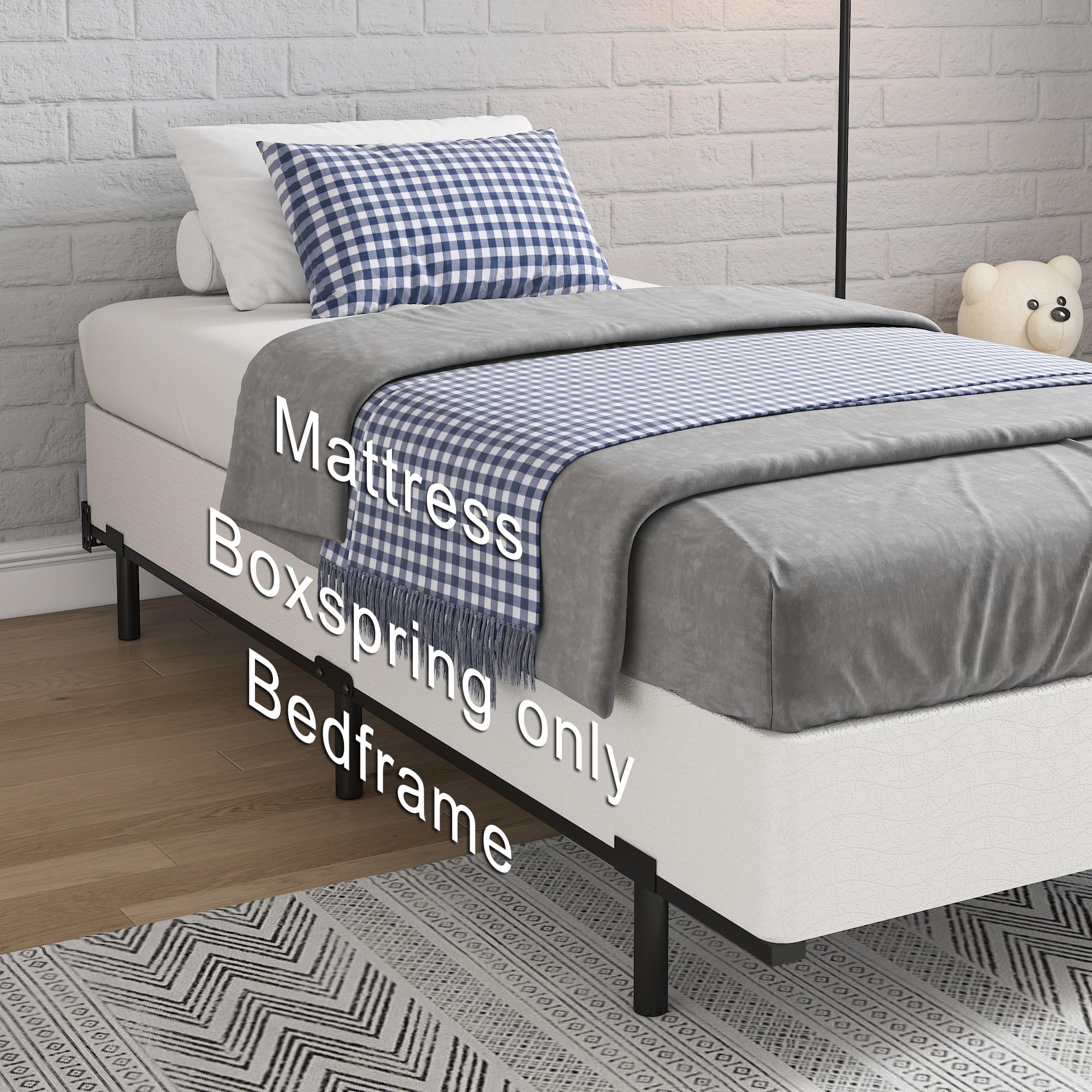 FMDMR Twin Box Spring Max Weight Capacity of 2500 lbs.