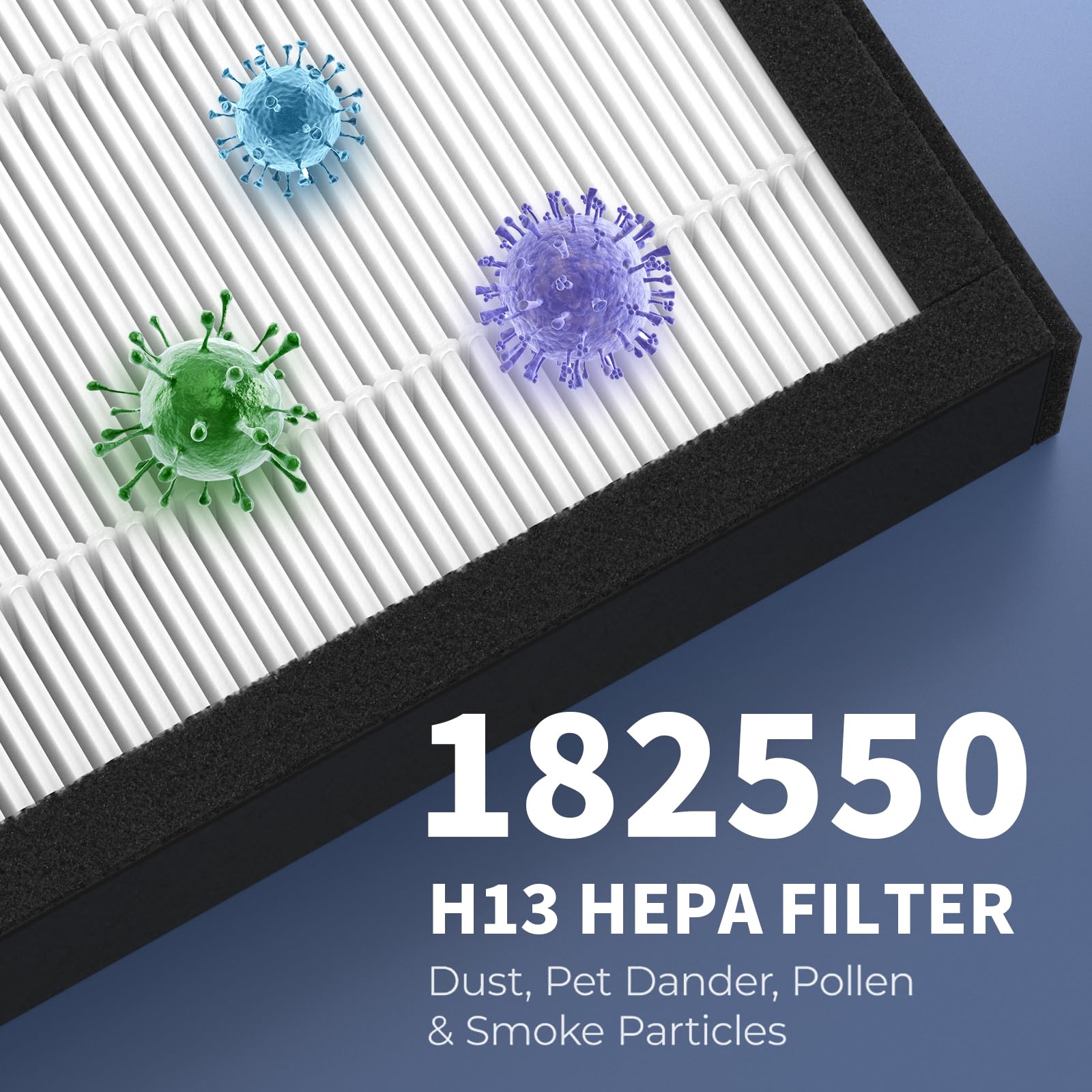 FMDZFL 182550 filter features six carbon pre-filters to help reduce odors.