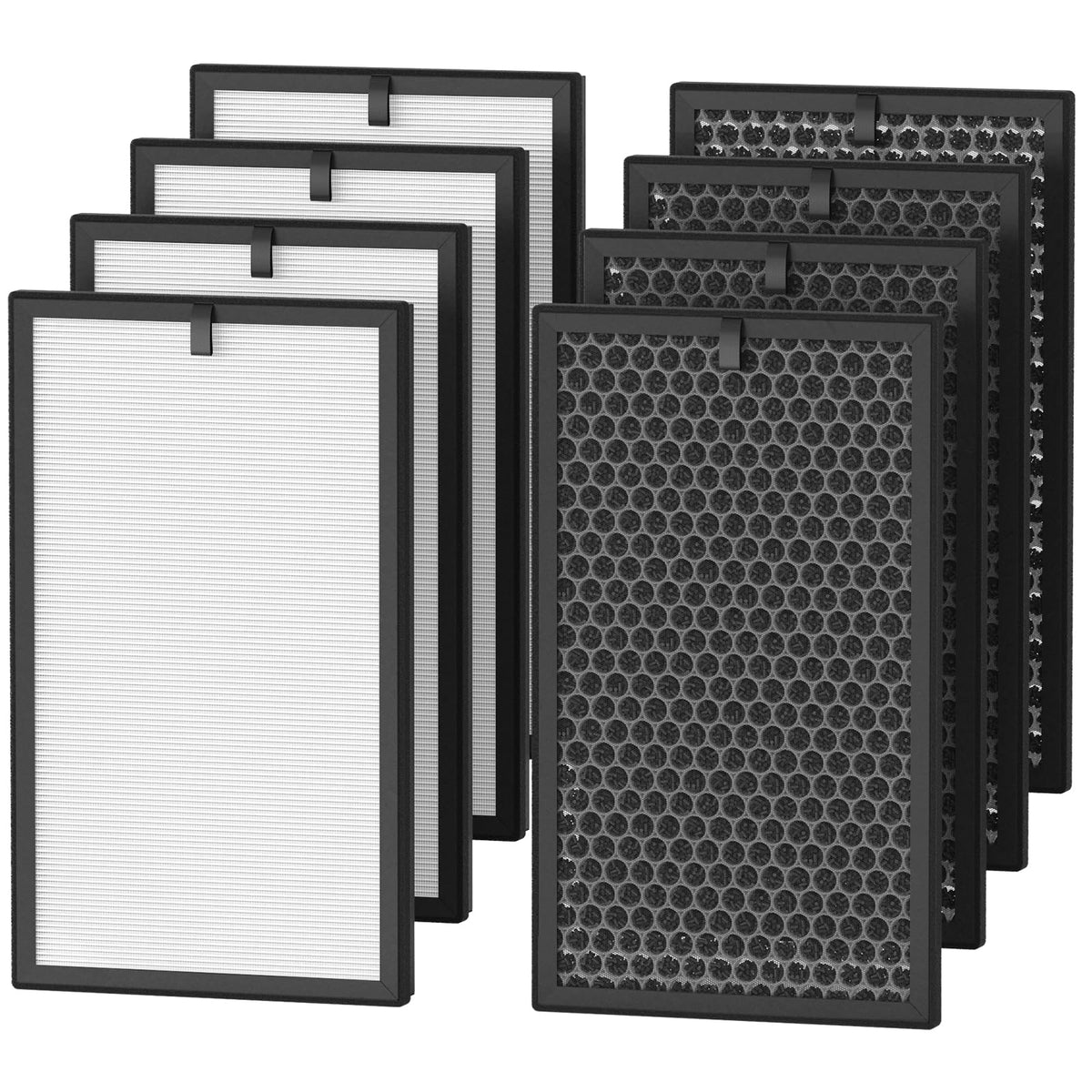 FMDZFL AP400 replacement filter pack eight-pack for easy maintenance and consistent air quality.