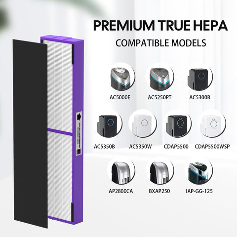 FMDZFL True HEPA filter FLT5250PT captures fine particles in home air