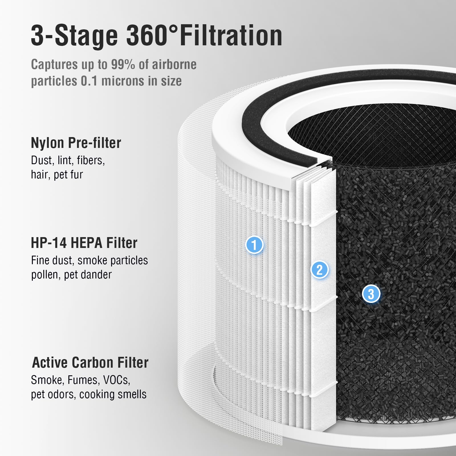 FMDZFL two-pack packaging sealed separately for filter integrity.