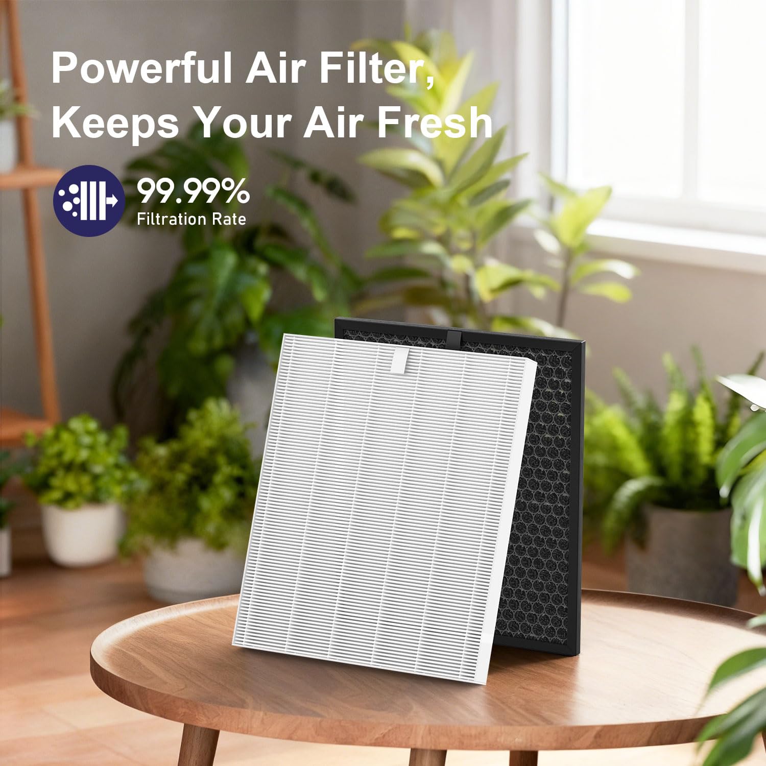 FMDZFL Winix 5510 HEPA filter close-up supports dust and pollen reduction