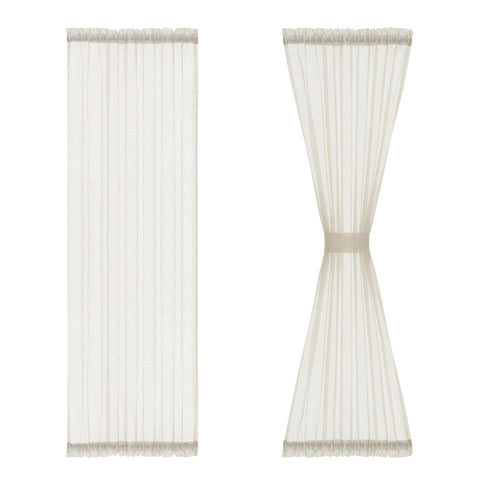 FMFUNCTEX linen sidelight pair on a 72-inch french door filters natural light