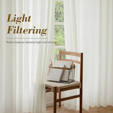 Durable FMFUNCTEX weave the curtain resists wear from pets and daily use