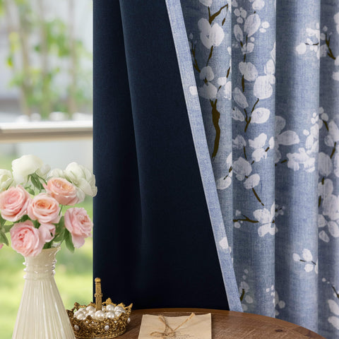 FMFUNCTEX two-panel set offers complete window coverage.