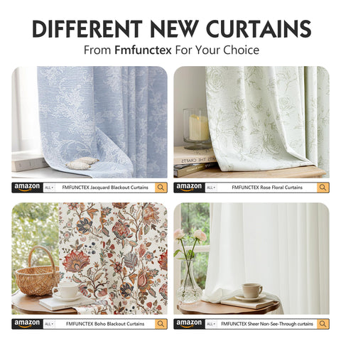 FMFUNCTEX machine-washable curtains for simple care