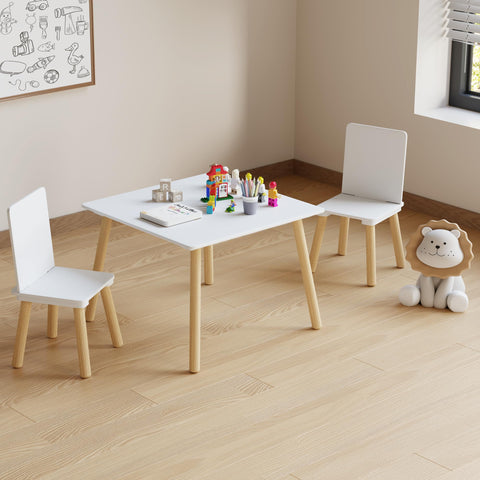 Fmlud Kids Table set in classroom corner demonstrates durable, portable design