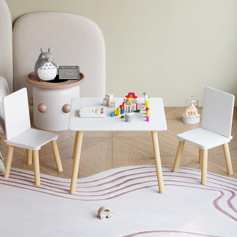 Fmlud Kids Table in-use during tea party boosts imaginative play