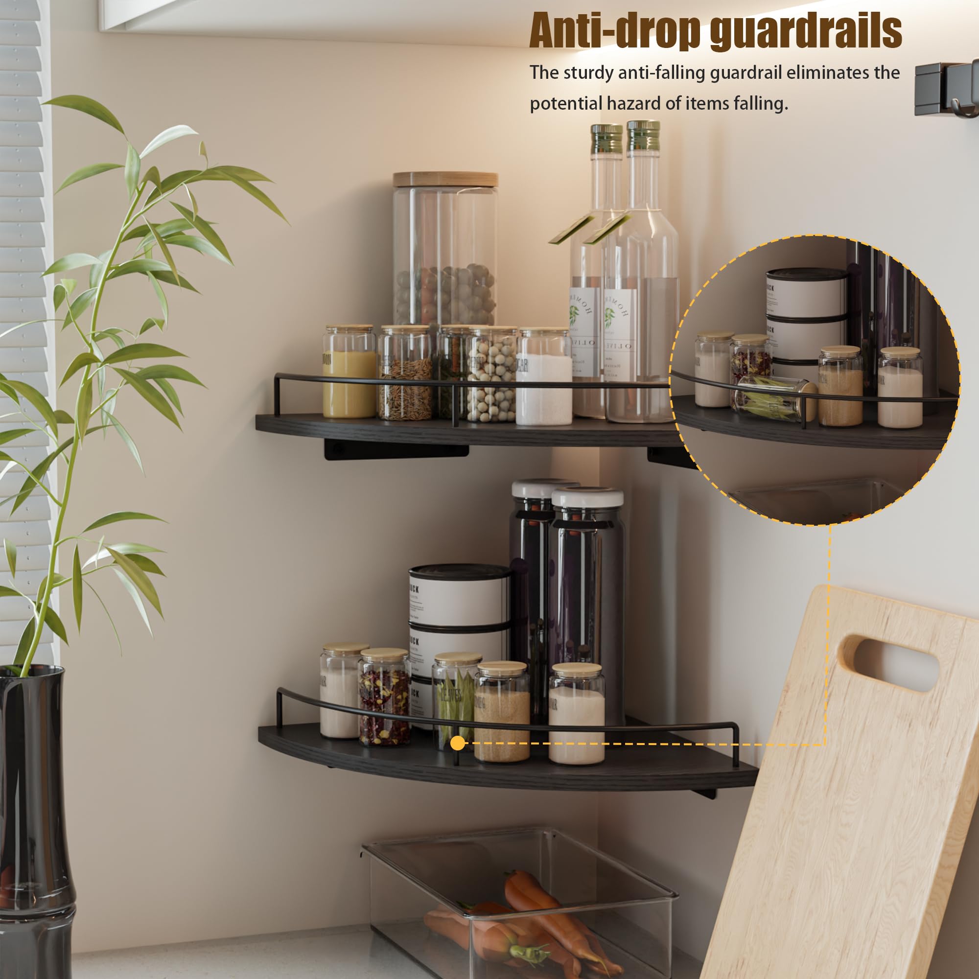 FNBAR bathroom shelf with waterproof coating resists moisture for shower and sink areas