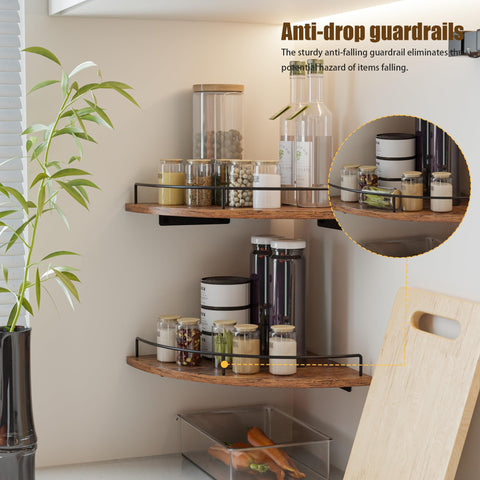 FNBAR wall-mounted shelves showing floating design in a hallway.