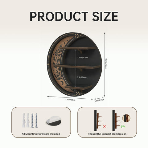 FNYDOX wall-mount installation kit with screws and anchors.