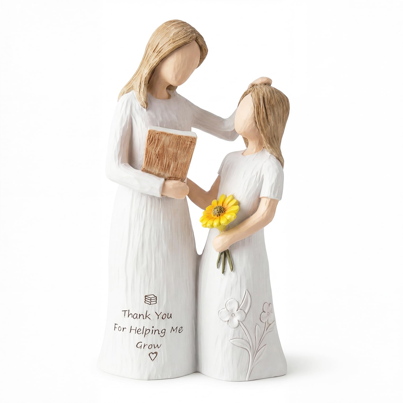 Foam Eternal teacher-student sculpture displayed on a desk, a thoughtful classroom gift