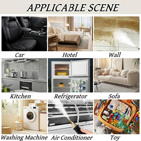 Foandbevi portable steam cleaner with skid-proof handle for easy use.