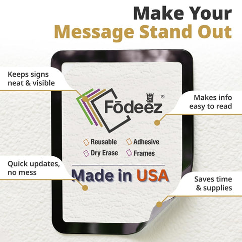 Fodeez 5-pack set for offices, schools, and homes