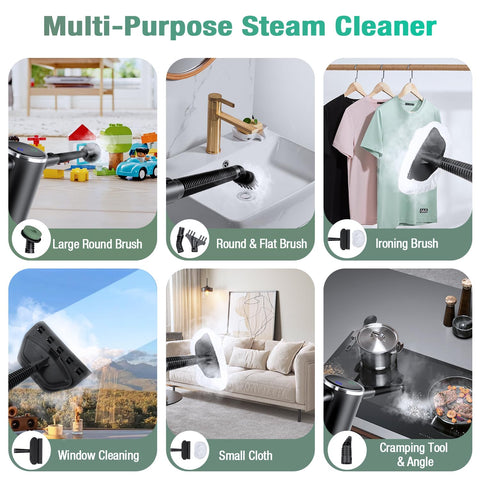 FODFINU multi-purpose cleaning heads tackle various surfaces effectively
