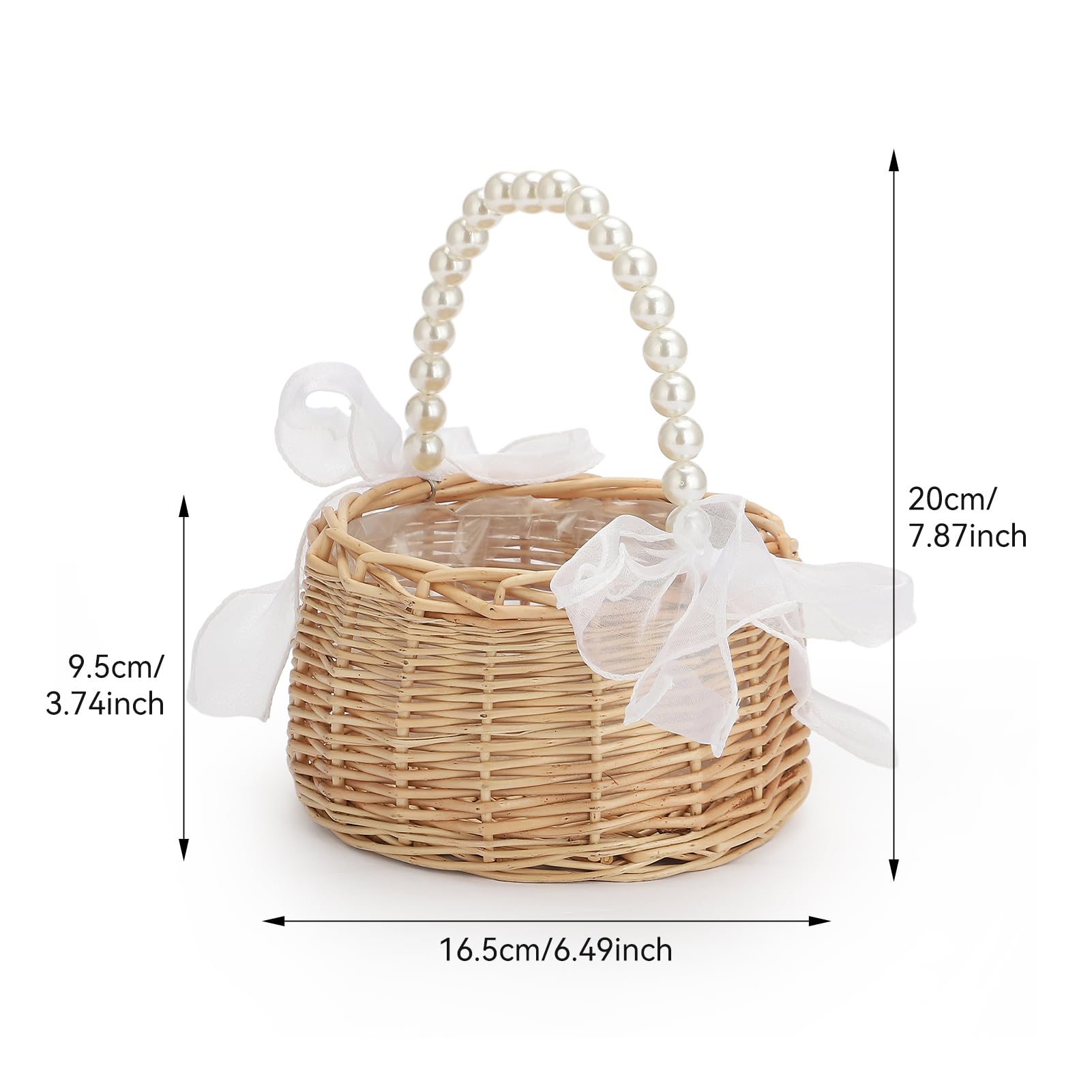 Fofetbfo storage hamper wicker basket helps organize small items neatly