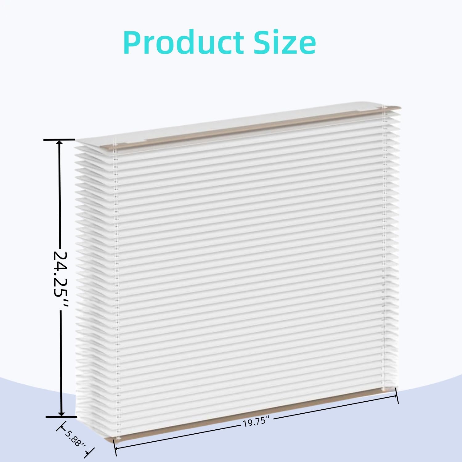 Foglapius two-pack 20x25x6 packaging highlights easy replacements
