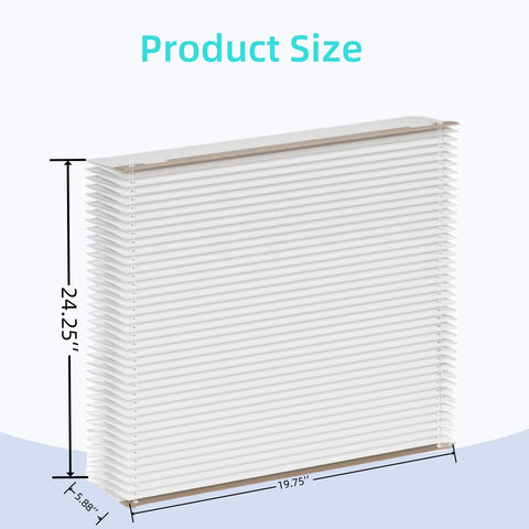Foglapius two-pack 20x25x6 packaging highlights easy replacements