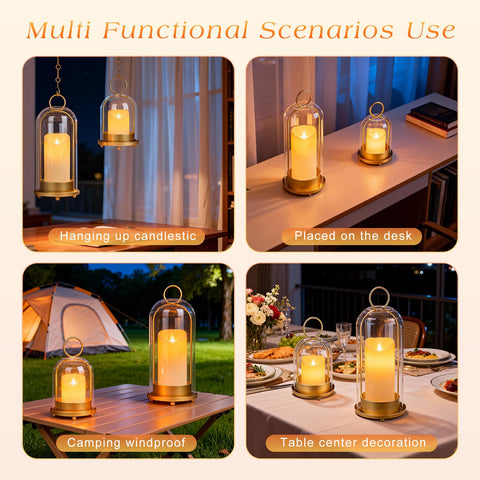 Fohil table-centerpiece setup creates elegant, wind-safe focal point