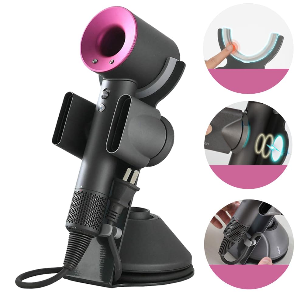 Foho 3-in-1 design stores dryer, diffuser, and nozzles neatly in one place