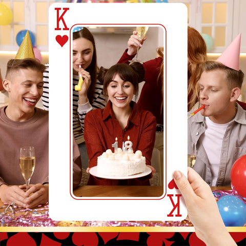 Foilswirl lightweight PP plastic frame easy to place and reuse at parties.