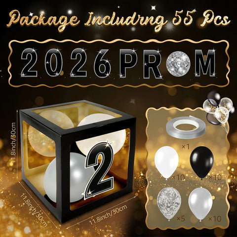 Foilswirl prom letters 2026 highlight bold messaging for the event