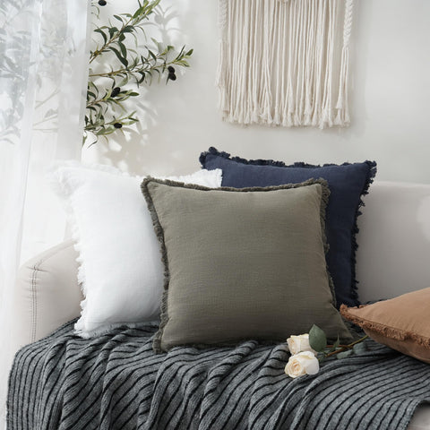 Foindtower boho fringe texture enhances bedroom or lounge accents.