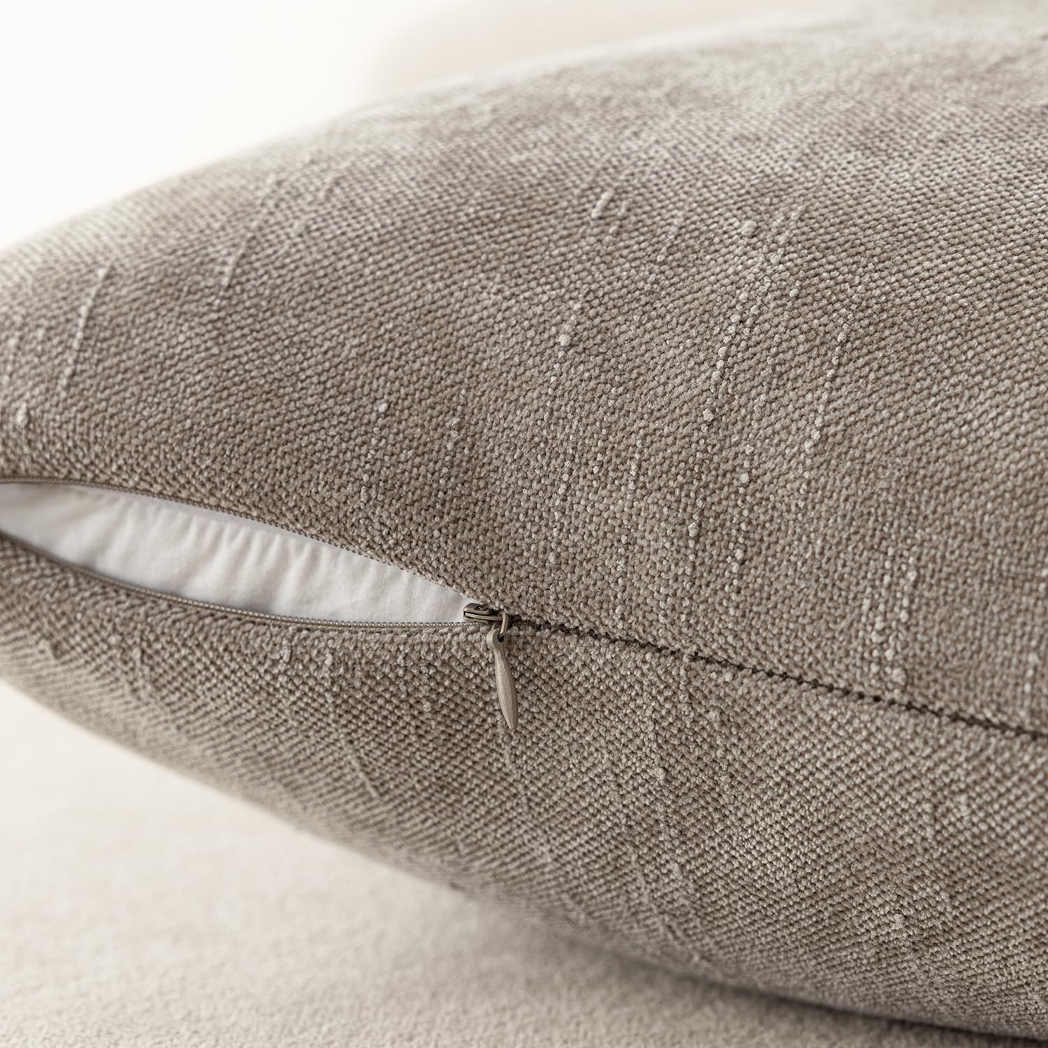 Foindtower cozy decorative pillow cover suitable for bed or couch setups.