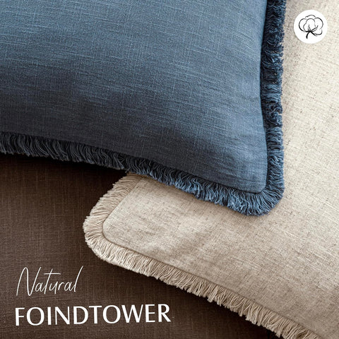 Foindtower decorative cushion cover on living room setup boosts coziness