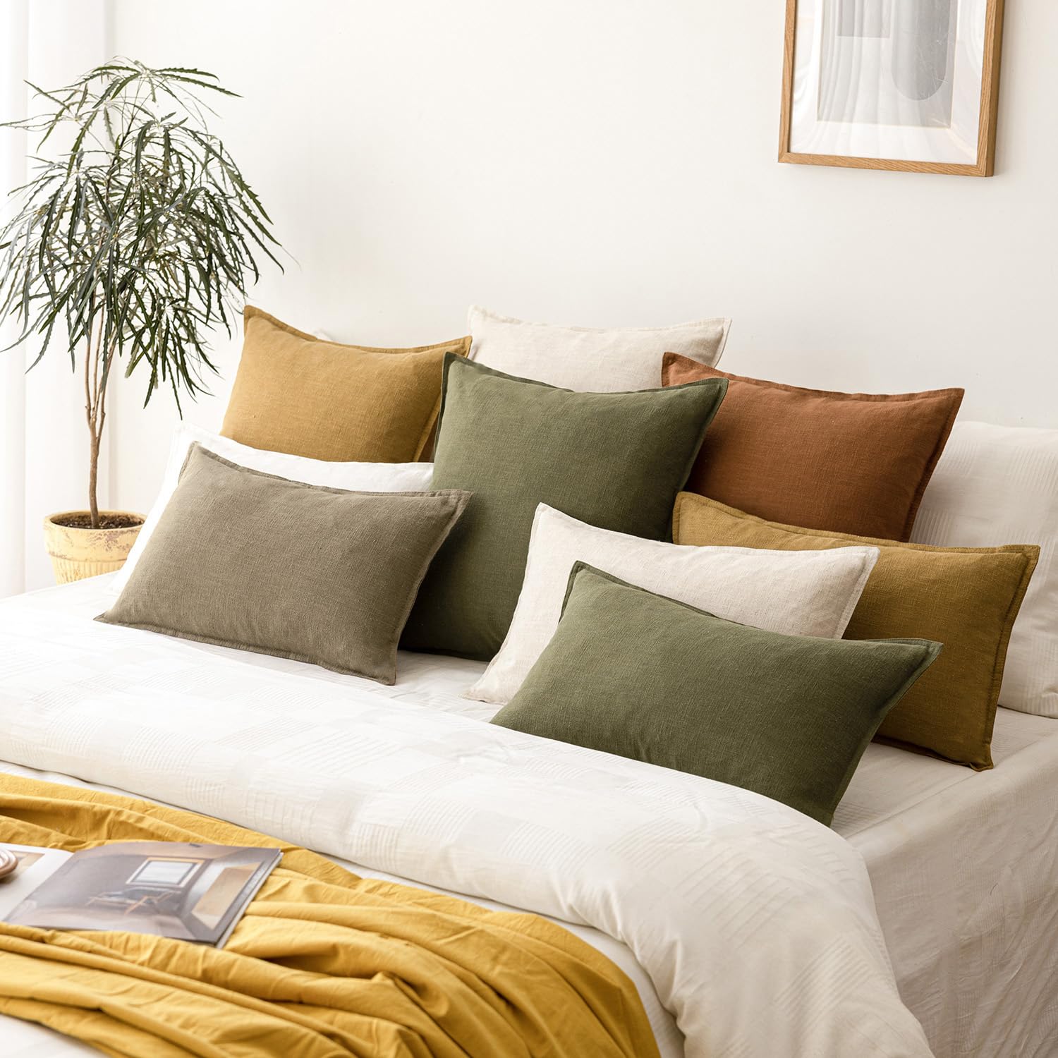 Foindtower durable stitching pillow cover highlights quality craftsmanship