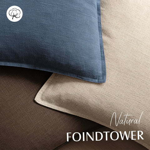 Foindtower pillow cover with durable stitching supports regular use.