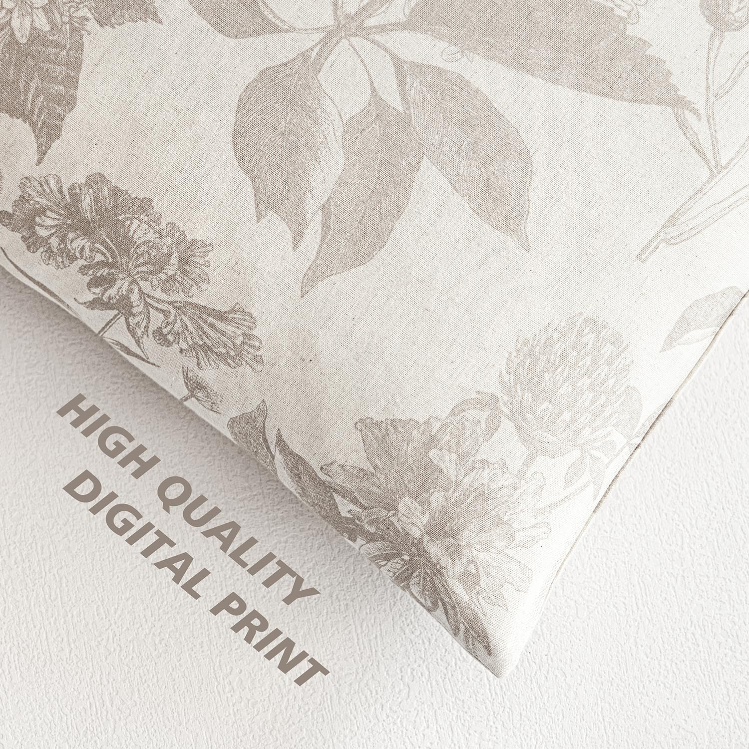 Foindtower fabric close-up shows soft linen blend and breathable texture.