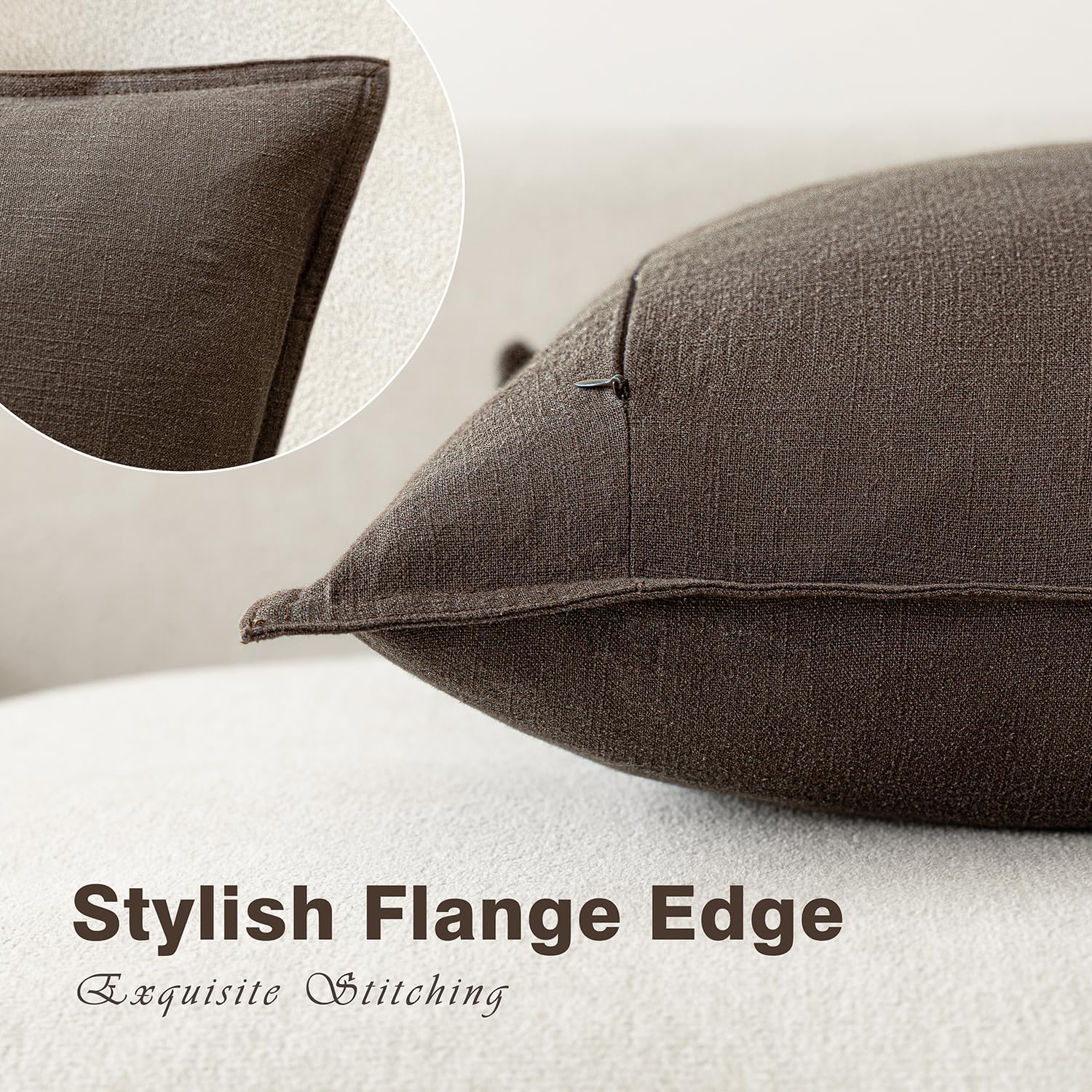 Foindtower flange-edge detail for durable, timeless style.