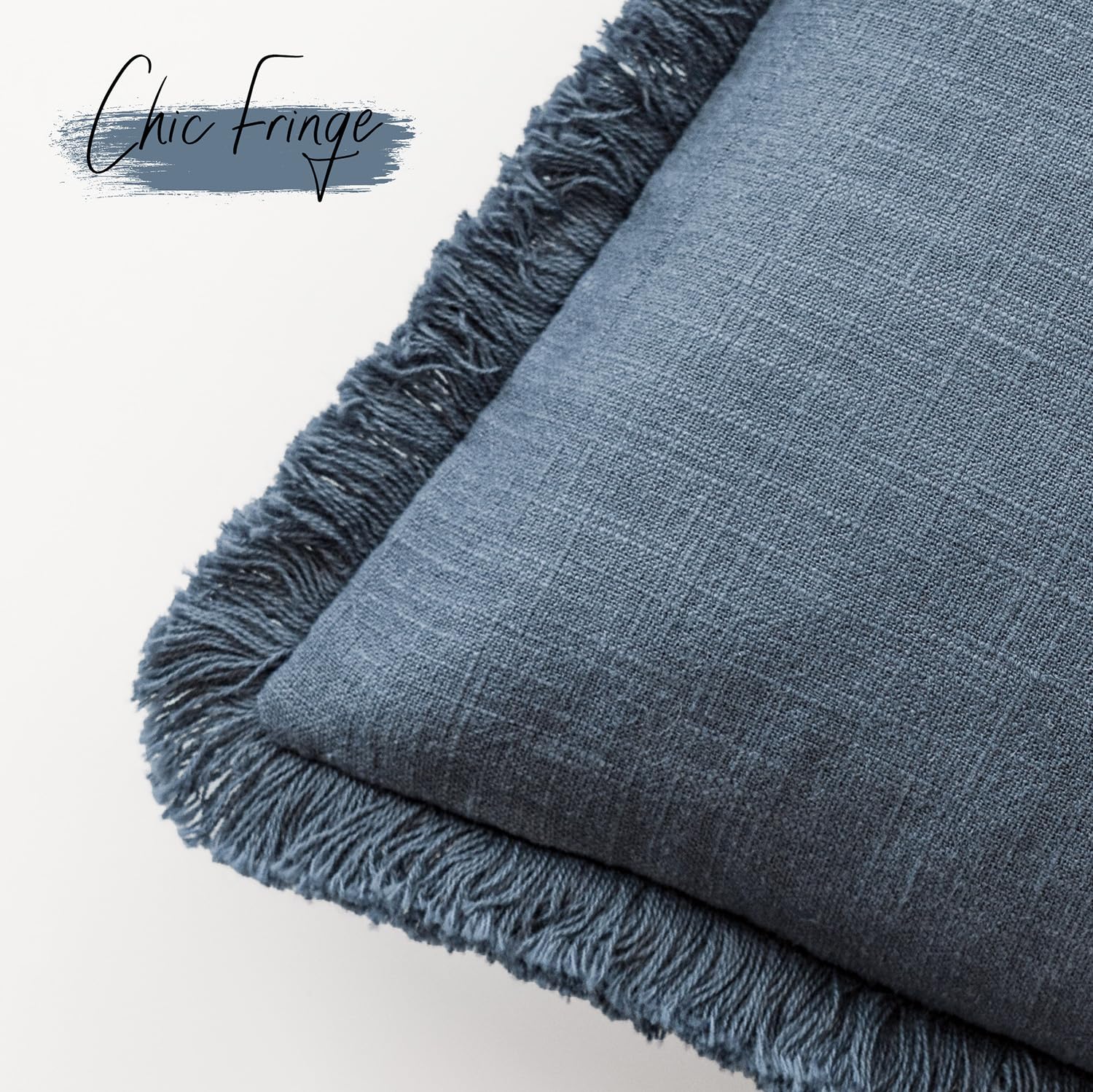 Foindtower fringe edges detail with tassels for boho decor