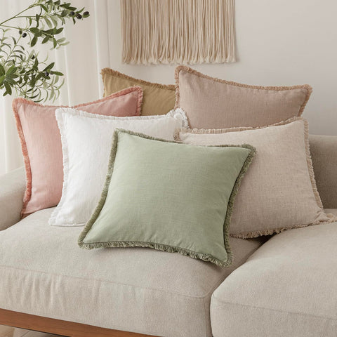 Foindtower natural ramie-cotton blend stays cool-to-the-touch.