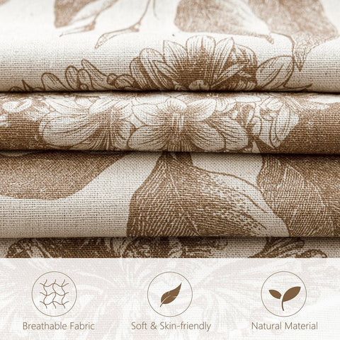Foindtower linen blend pillow cover with breathable, durable color.