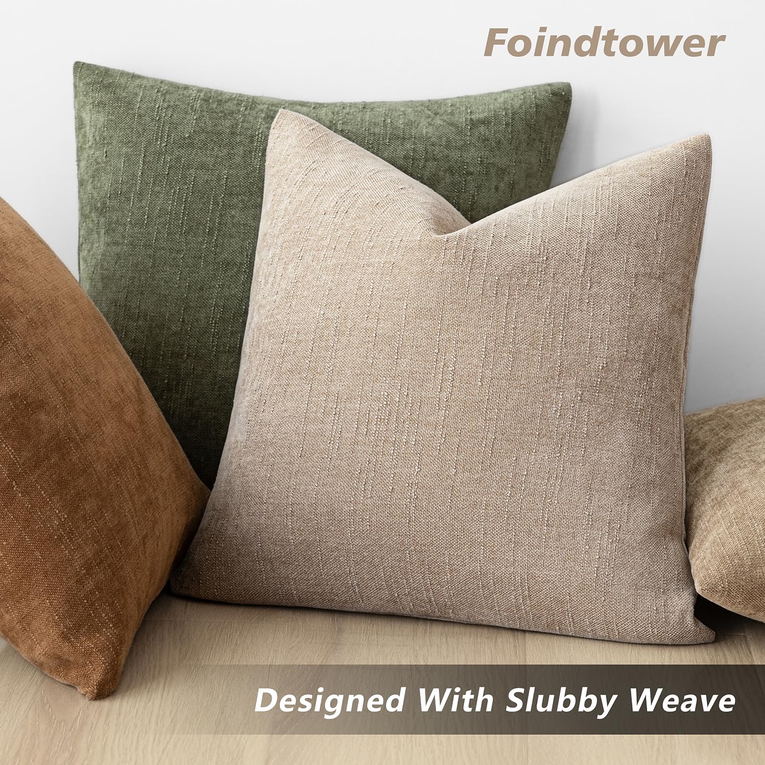 Foindtower lifestyle shot on a sofa highlights cozy, modern decor.
