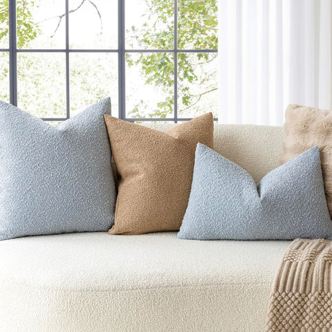 Foindtower Neutral camel color pillow cover adds chic warmth to any room.