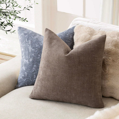 Foindtower pack of 2 pillow covers complements living room decor