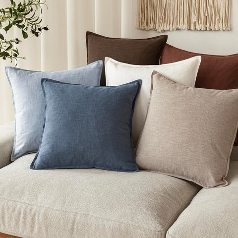 Foindtower pack of 2 pillow covers in sky blue