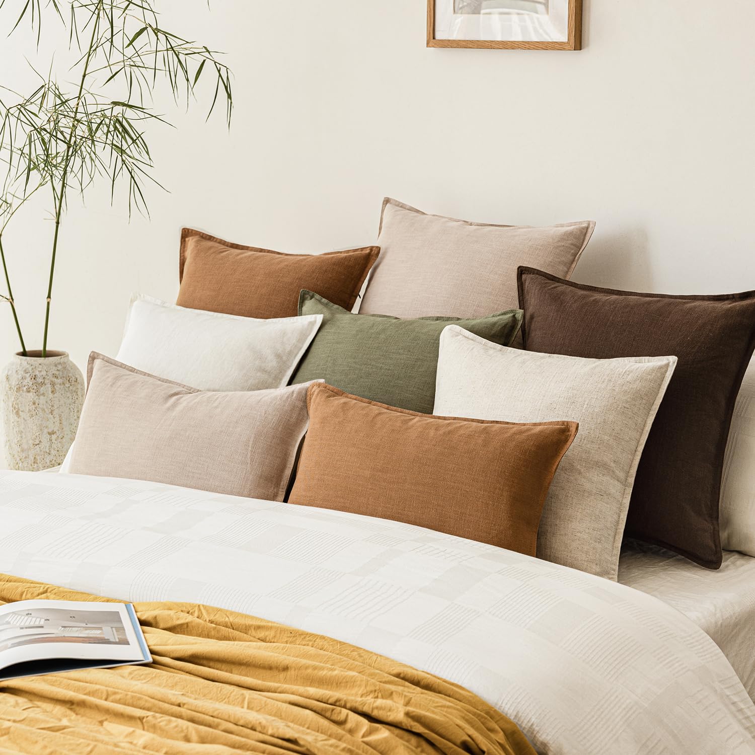 Foindtower packaged pillow covers ready to refresh spaces.